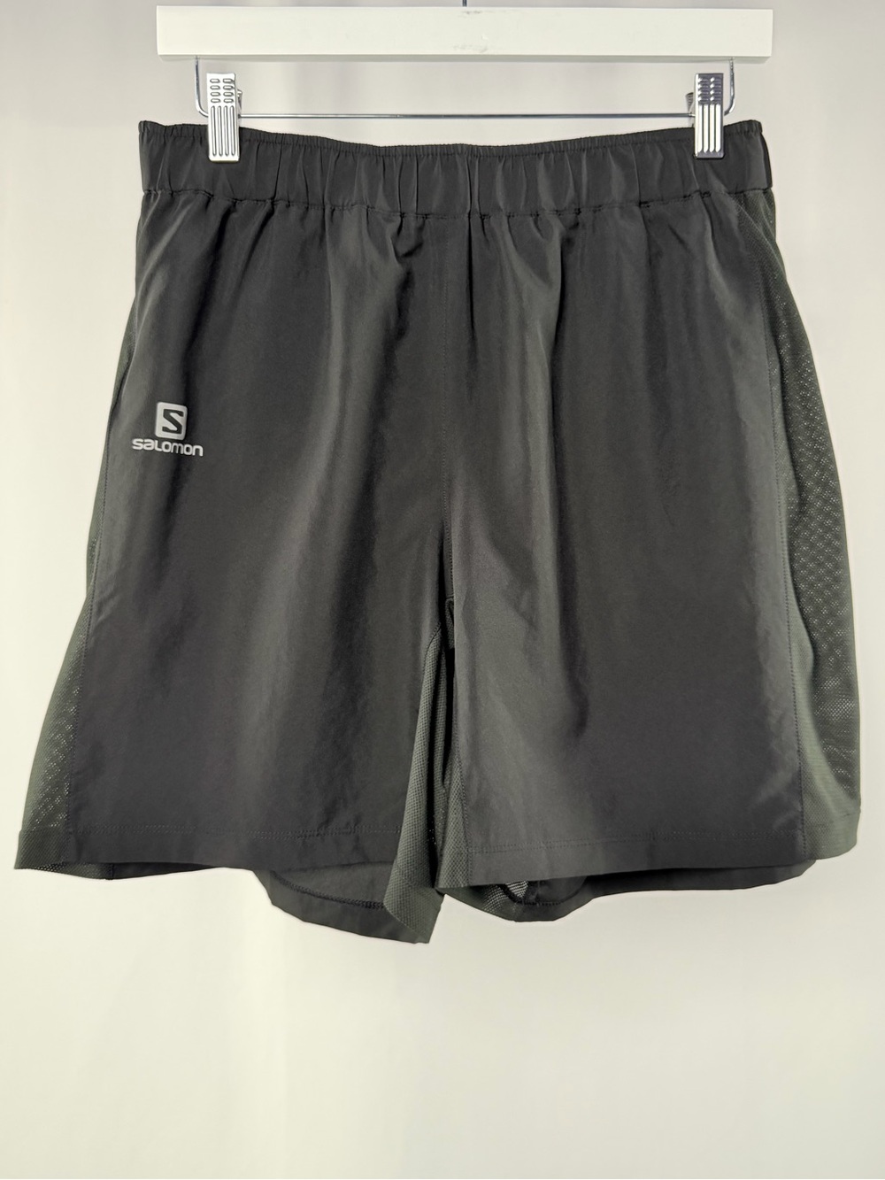 Salomon Agile Mesh Trimmed AdvancedSkin ActiveDry Shorts Mens Black Size Medium